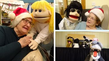 Puppet Power performance goes down a treat at Grimsby care home