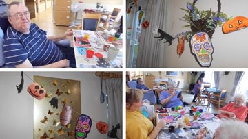 Arts and crafts take a terrifyingly good twist at Eccles care home