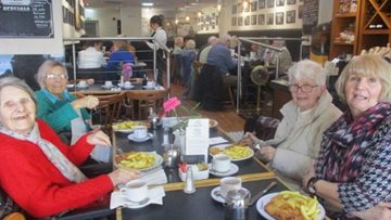 Peterlee care home Residents visit South Shields