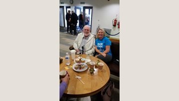 Blackburn care home Resident enjoys regular church service