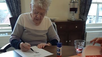 Stalybridge care home Residents get crafty for Chinese New Year