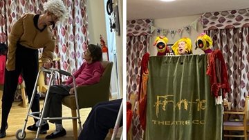 Residents enjoy pantomime performance at Ashton-under-Lyne care home