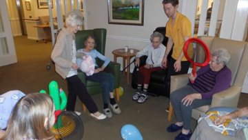 Residents keep moving at Ayr care home