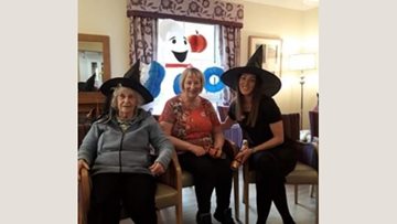 Halloween at Hamilton care home