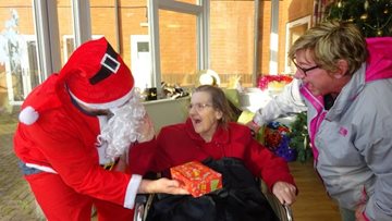 Jingle bells at Nottingham care home