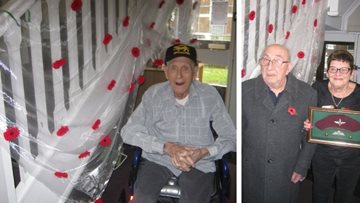 Hinckley care home organises beautiful service for Remembrance Day