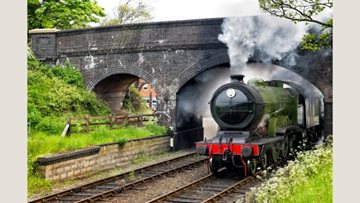 Ramsey care home Residents enjoy train fun