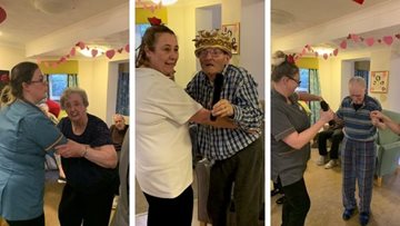 Love is all around as Prescot care home celebrates Valentine’s Day