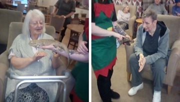 Residents take a walk on the wild side at Dukinfield care home