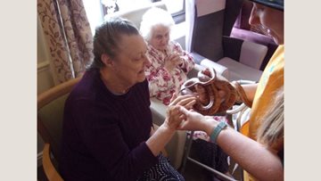 Zoo lab comes to Northwich care home