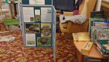 Hedgehog Rescue volunteers visit Tetbury care home