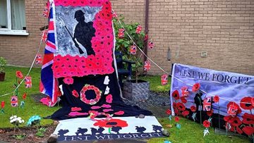 Stirling care home remembers fallen heroes on Remembrance Day