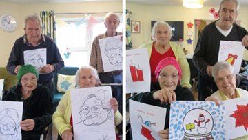 Mountain Ash care home gets in the festive spirit for Christmas card competition