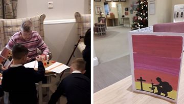 Newlands care home marks Remembrance Day with local community