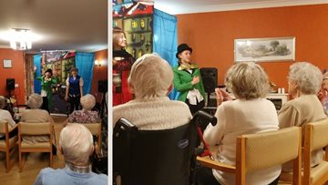 Pantomime delights at North Shields care home