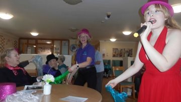 Musical story-telling is a success at Salford care home