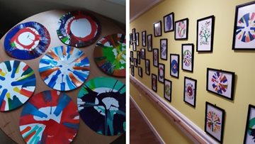 Arts and crafts at Chippenham care home