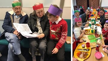 Eckington care home enjoys delicious Christmas dinner with local community