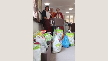 Harvest festival celebrations at Perry Barr care home