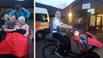 Alloa care home teams up with Cycling Without Age