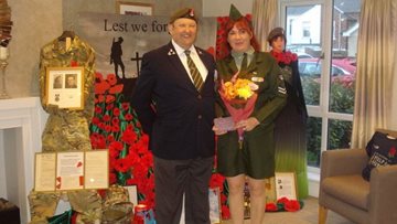 Redcar care home remembers fallen heroes on Remembrance Day