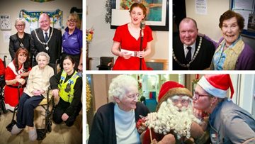 Lord Mayor joins Christmas celebrations at Chester care home