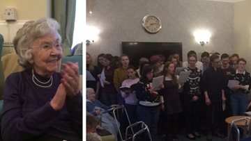 Festive cheer for all to hear at St Andrews care home