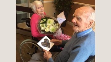 Valentine’s Day at Newton Aycliffe care home