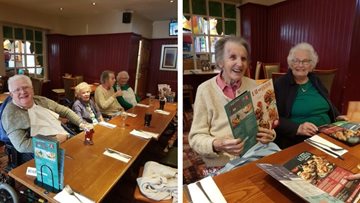 Lunchtime laughter for Avon Court Residents