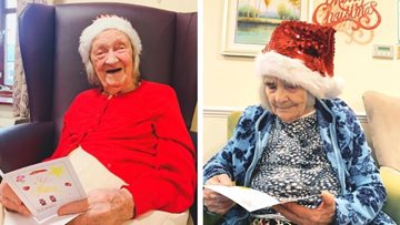 The Wonderful Xmas Post Project Comes to Hayes Care Home
