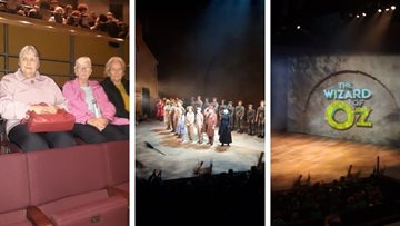Armley care home Residents follow the yellow brick road to Leeds Playhouse Theatre