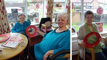 Remembrance Day at Scunthorpe care home