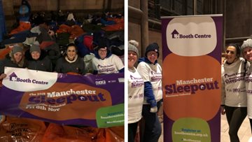 Rochdale care home raises £926 for homeless community at Manchester Sleepout