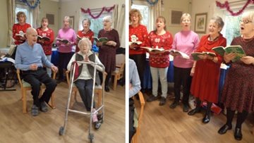 Admirals Reach welcomes choir to the home