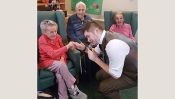 Chippenham care home is alive with the sound of music