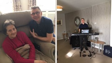 Residents at Wakefield care home enjoy songs from the 60’s