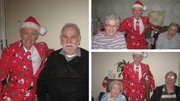 Christmas sing-along at Hinckley care home