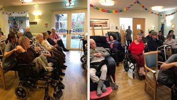 School Christmas choir performance delights at Arbroath care home