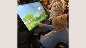 Games afternoon takes a technological twist at Coventry care home