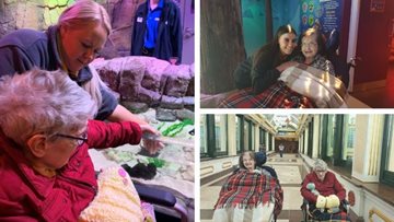 Wigan care home Residents have a whale of a time at Sea Life