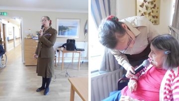 Eccles care home marks Remembrance Day with wartime sing-along