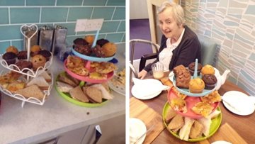 Afternoon tea at Roker care home