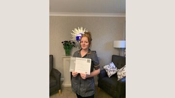 Dartford care home Colleague receives care award