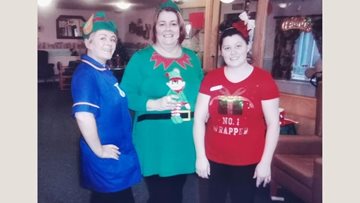 Bellshill care home supports Alzheimer’s Society with Elf Day