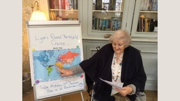 Henley care home follows journey of cruise around the world