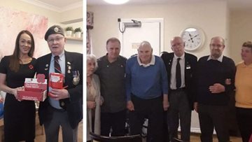 Hamilton care home remembers fallen heroes on Remembrance Day