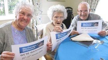 Hinckley care home Residents are eagle-eyed at Big Garden Bird Watch