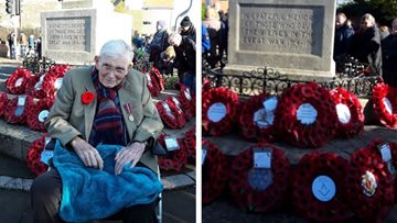 Beeston care home Residents mark Remembrance Day
