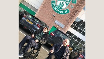 Tranent care home Residents enjoy sports reminiscence group