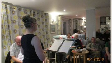 Branston Court care home enjoy a night of remembrance